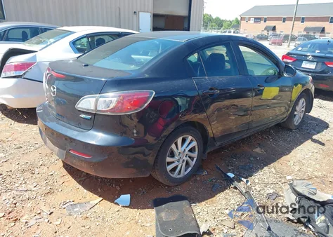 2012 Mazda Mazda3 I Touring z USA, uszkodzony, nr VIN JM1BL1V70C1541141